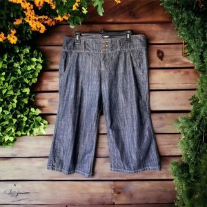 BCBGeneration Denim Culottes Pants, Size 30
